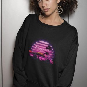 Vaporwave Summer Of Love Sweatshirt Women's -Image by Shutterstock