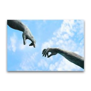 Two Hands Old Statue Part Poster -Image by Shutterstock